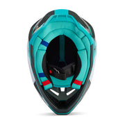 Fox - 2024 V3 Revise Grey/Teal Helmet