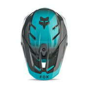 Fox - 2024 V3 Revise Grey/Teal Helmet