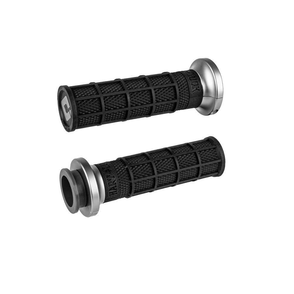ODI - Road V-Twin Black/Grey Full Waffle Lock On Grip