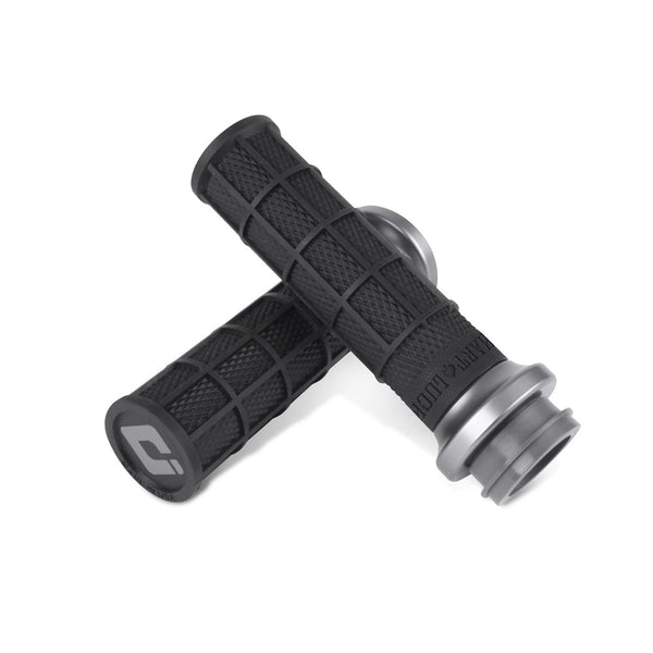 ODI - Road V-Twin Black/Grey Full Waffle Lock On Grip