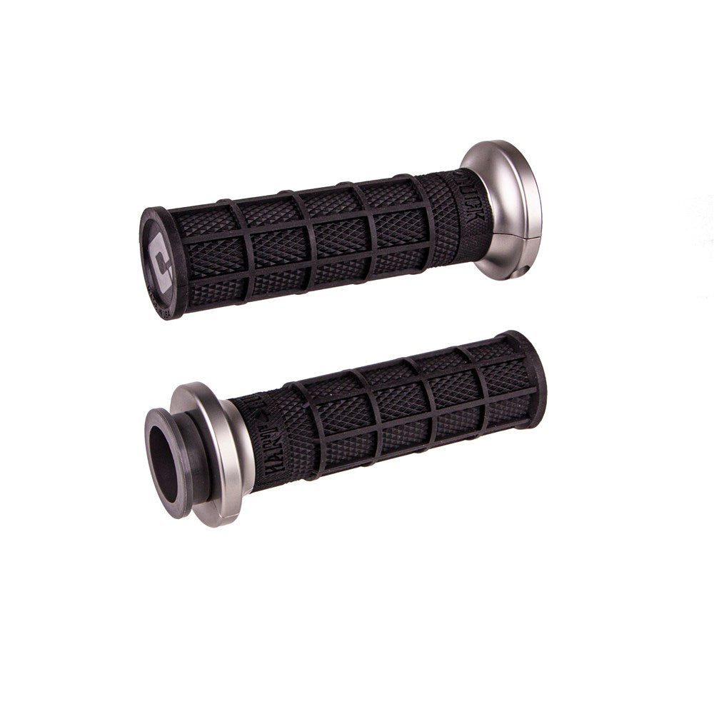 ODI - Road V-Twin Black/Graphite Full Waffle Lock On Grip