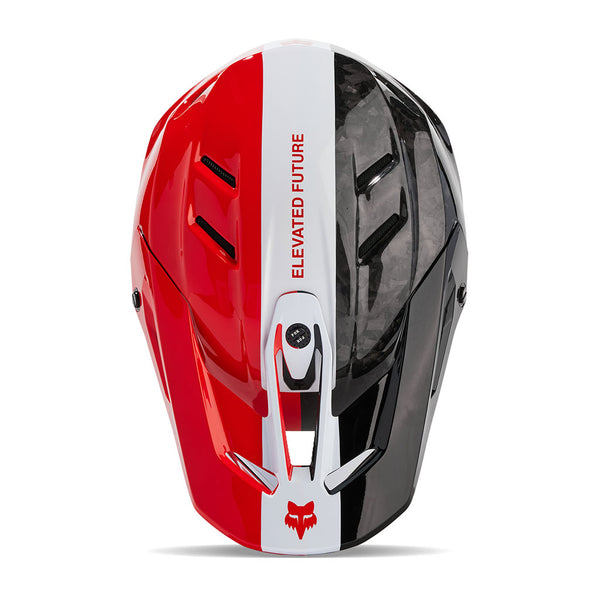 Fox - 2024 V3RS Optical Carbon/Red Helmet