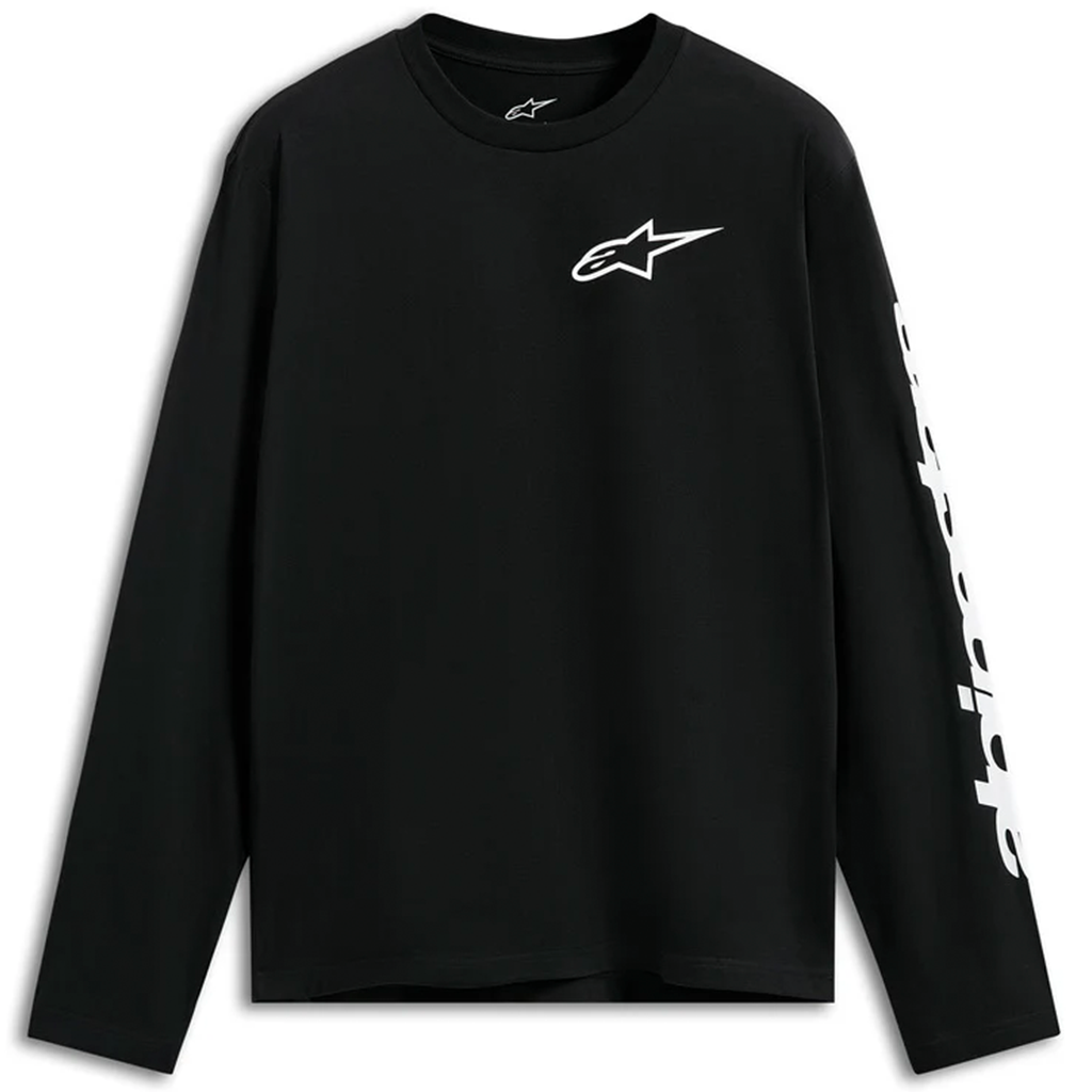Alpinestars - Trackside Black/White Long Sleeve Tee
