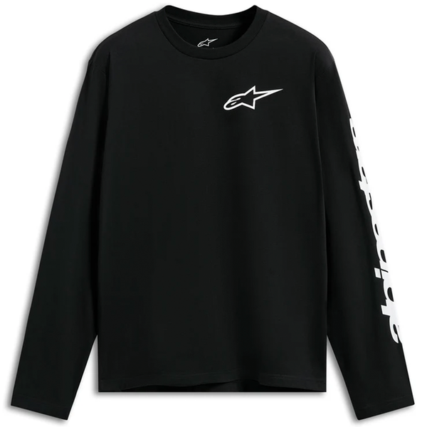 Alpinestars - Trackside Black/White Long Sleeve Tee