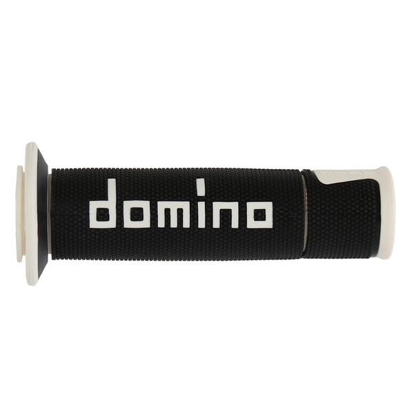 Domino - A450 Black/White Road Grips