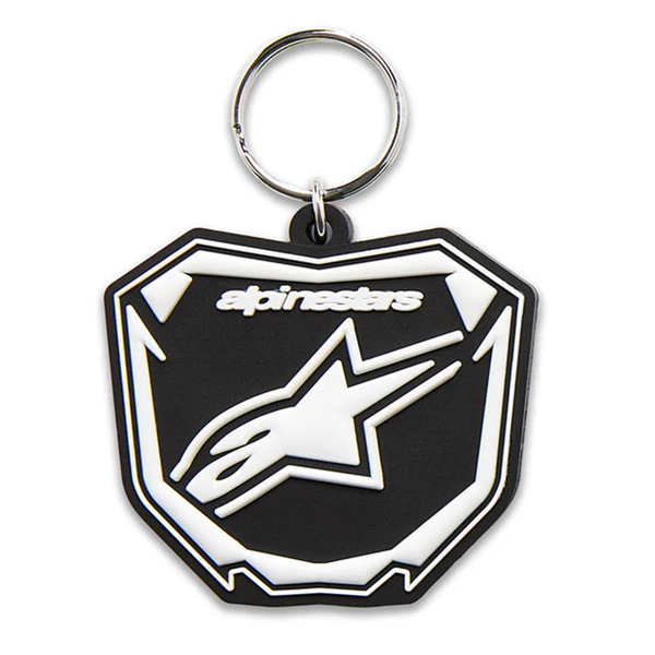 Alpinestars - Plate Black/White Key Fob