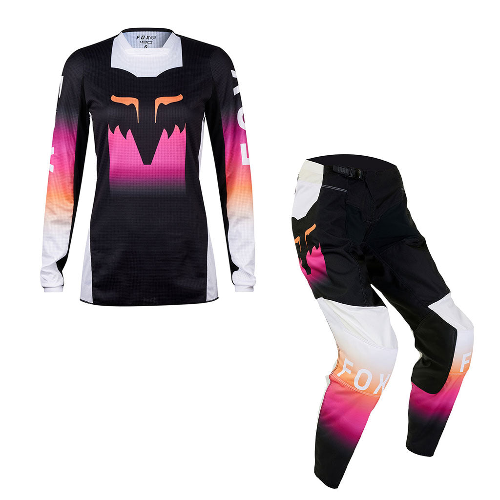 Fox - 2024 Womens 180 Flora Black/Pink MX Combo