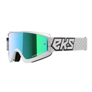 EKS - Gox Flat Out White/Black Mirrored Lens Goggle