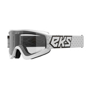 EKS - Gox Flat Out White/Black Clear Lens Goggle