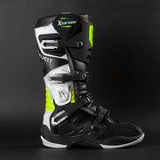 Eleveit - X Tarmac Black/Flo Yellow MX Boots