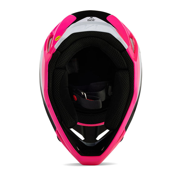 Fox - 2024 Youth V1 Nitro Black/Pink Helmet