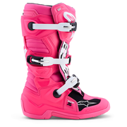 Alpinestars - Youth Tech 7S Pink/Black/White MX Boots