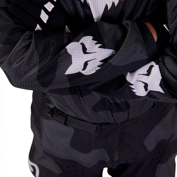 Fox - 2026 Youth 180 Bnkr Black Camo Jersey