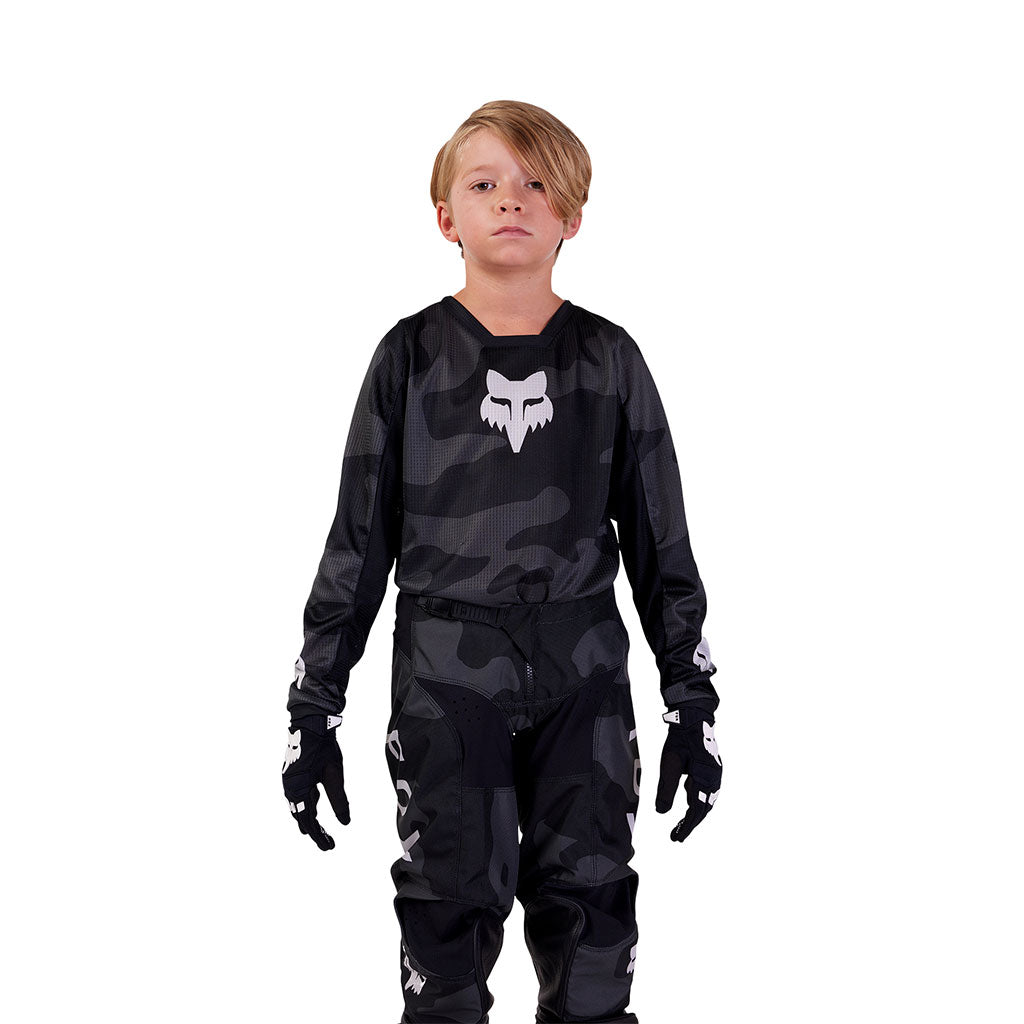 Fox - 2026 Youth 180 Bnkr Black Camo Jersey