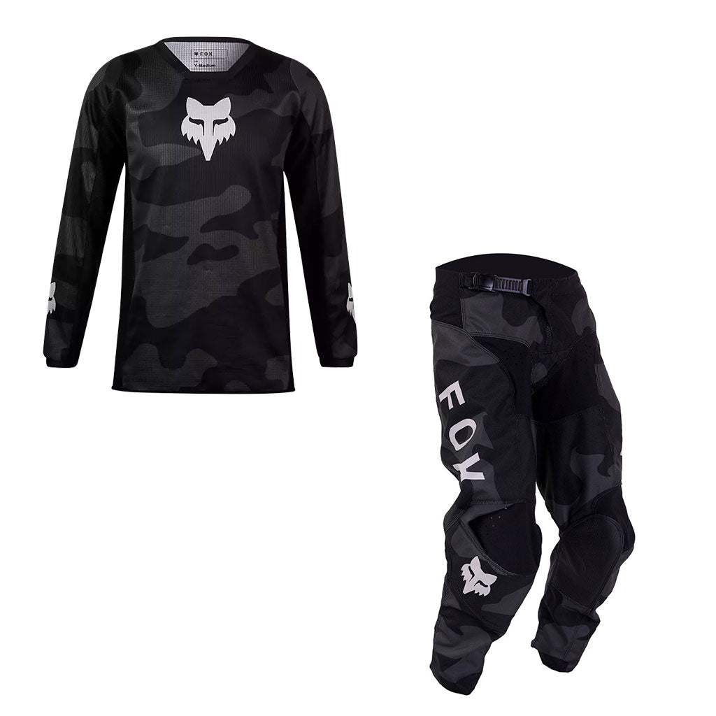 Fox - 2024 Youth 180 BNKR Black/Camo MX Combo