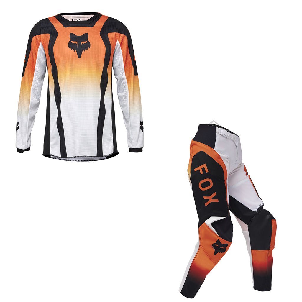 Fox - 2025 Youth 180 Lean Flo Orange MX Combo