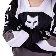 Fox - 2024 Youth 180 Nitro Black/Grey/White Jersey