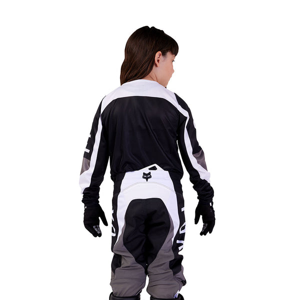 Fox - 2024 Youth 180 Nitro Black/Grey/White Jersey