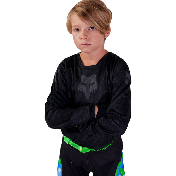 Fox - 2026 Youth Blackout Black/Black Jersey