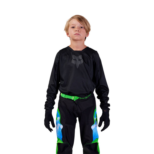 Fox - 2026 Youth Blackout Black/Black Jersey