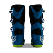 Fox - Youth Comp Blue/Yellow MX Boots