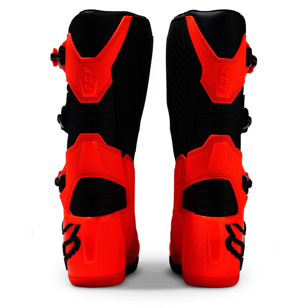 Fox - 2025 Youth Comp Flo Orange MX Boots