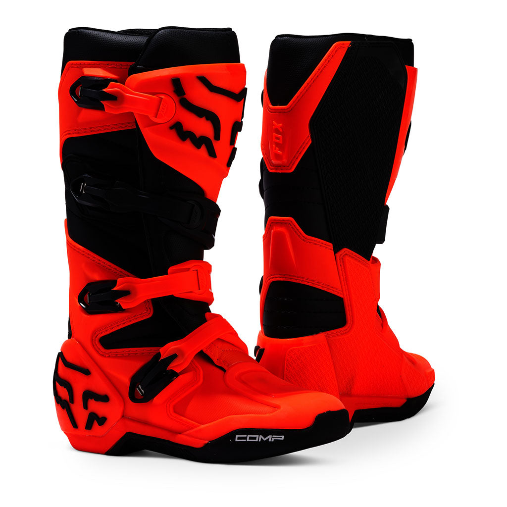 Fox - 2025 Youth Comp Flo Orange MX Boots