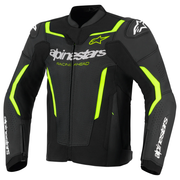 Alpinestars - GP Force V2 Black/Yellow Air Leather Jacket