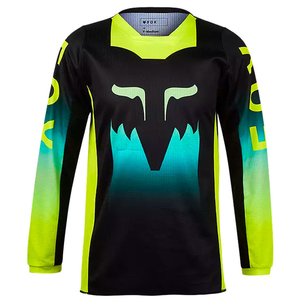 Fox - 2024 Youth Girls 180 Flora Black/Yellow Jersey