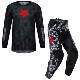 Fox - 2027 Youth 180 Abyss Black MX Combo