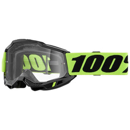 100% - Youth Accuri 2 Yellow/Black W/ Clear Lens Goggles