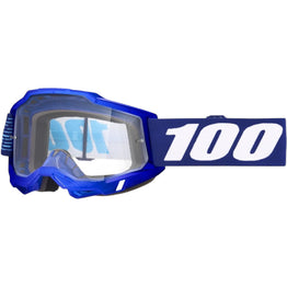 100% - Accuri 2 2028 Blue Clear Lens Goggles