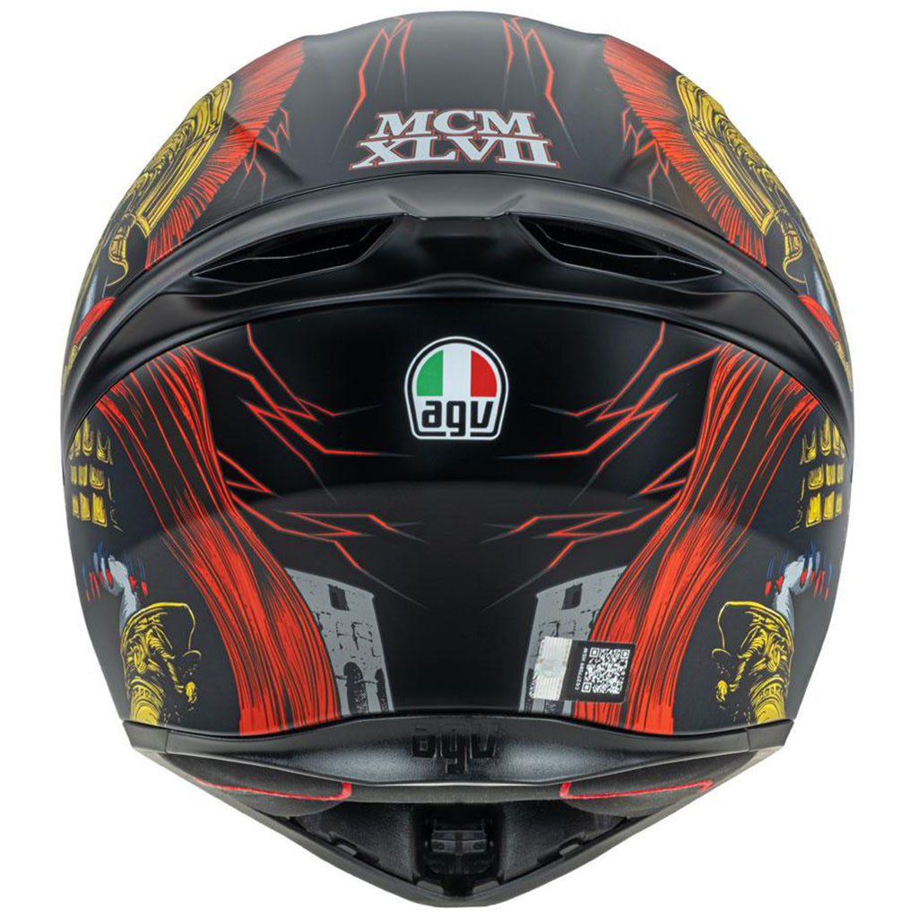 agv anniversary helmet AGV - K1 S Gladiator Black/Gold/Red Limited Edition Helmet