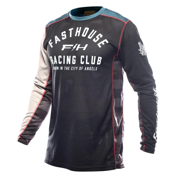 Fasthouse - Grindhouse Club Black/Teal Jersey