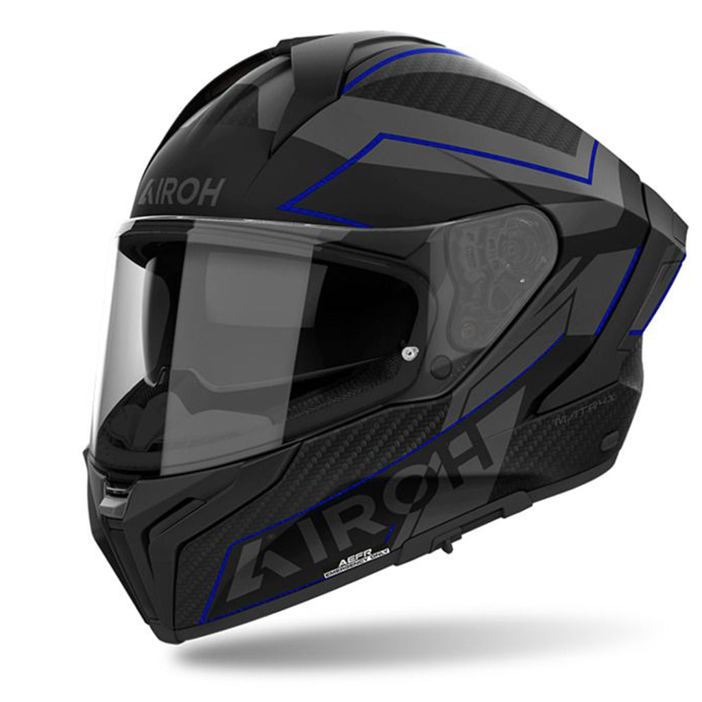 Airoh - Matryx Sentinel Black/Blue Helmet