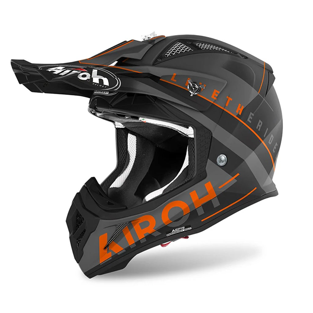 airoh aviator ace helmet Airoh - Aviator Ace Amaze Matt/Orange Helmet