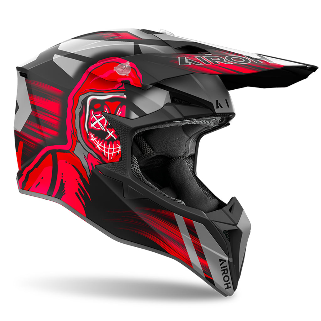 Airoh - Wraaap Cyber Red/Black Helmet