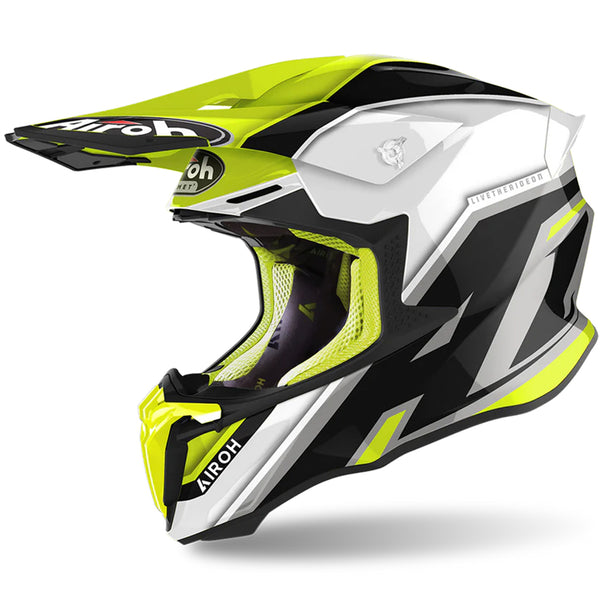 Airoh - Twist 2.0 Shaken Yellow/White Helmet