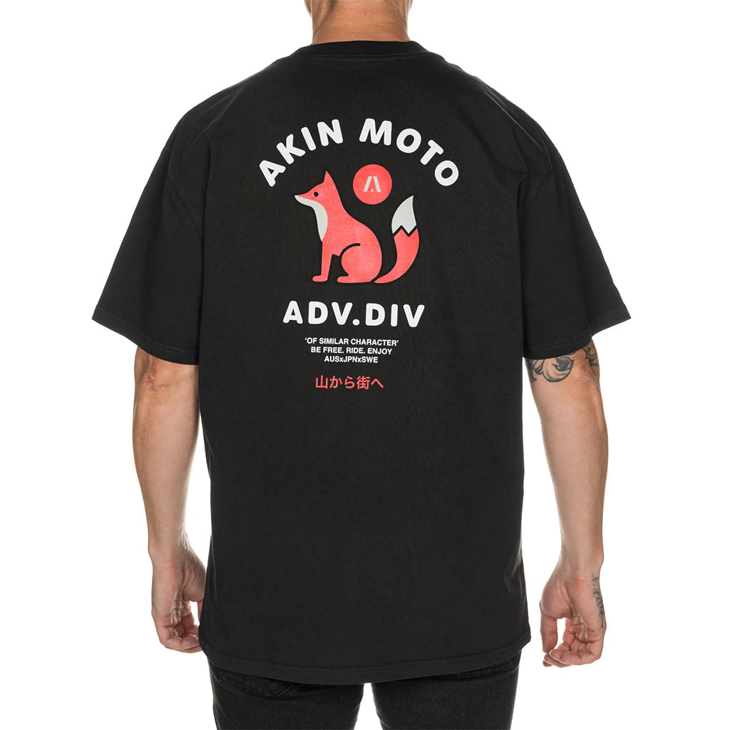 Akin Moto - ADV Vintage Black Tee