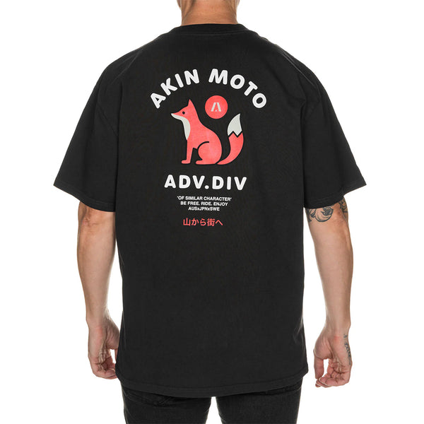 Akin Moto - ADV Vintage Black Tee