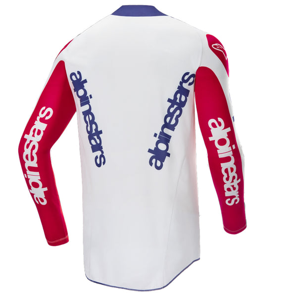 Alpinestars - 2025 LE Techstar Fortitude White/Red/Blue Jersey
