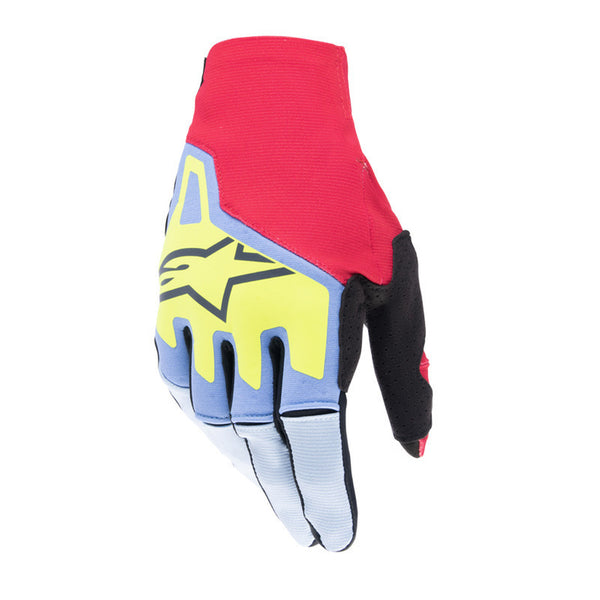 Alpinestars - 2024 Techstar Blue/Red/Berry/Black Gloves