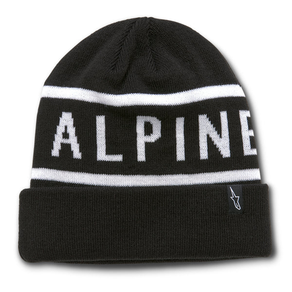 Alpinestars - Wordy Black/White Cuff Beanie
