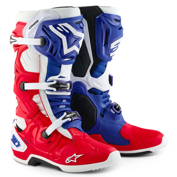Alpinestars - Tech 10 LE Fortitude White/Red/Blue Boots