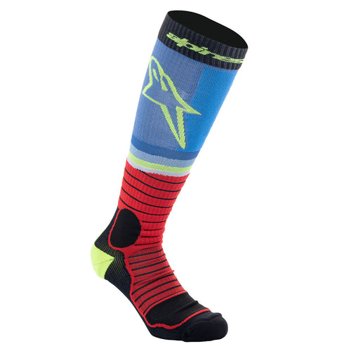 Alpinestars - MX Pro Black/Red/Blue Socks – AMA Warehouse