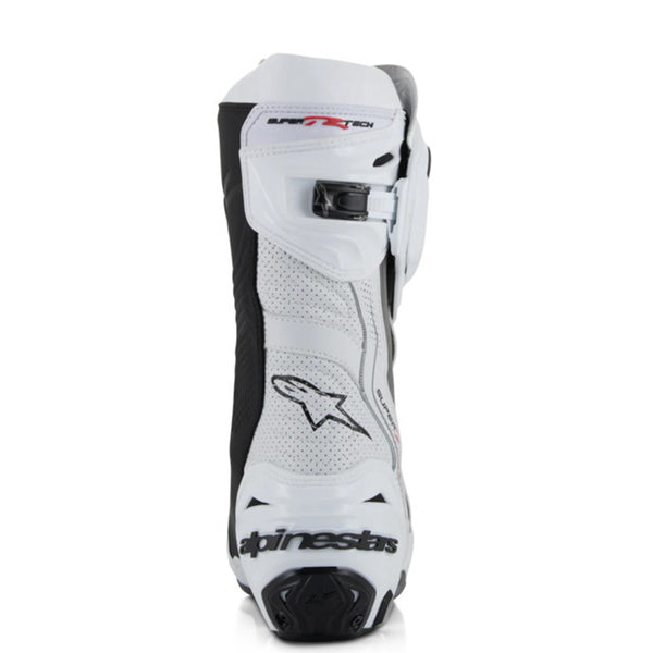 Supertech R Vinales Alpinestars - Supertech R V2 Vented White/Gray/Black Boot - AMA Warehouse