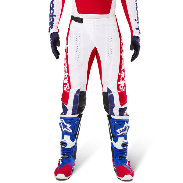 Alpinestars - 2025 LE Techstar Fortitude White/Red/Blue Pants