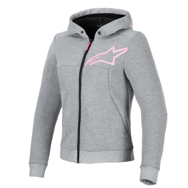 Alpinestars - Stella Chrome V2 Grey/Pink Sport Hoodie
