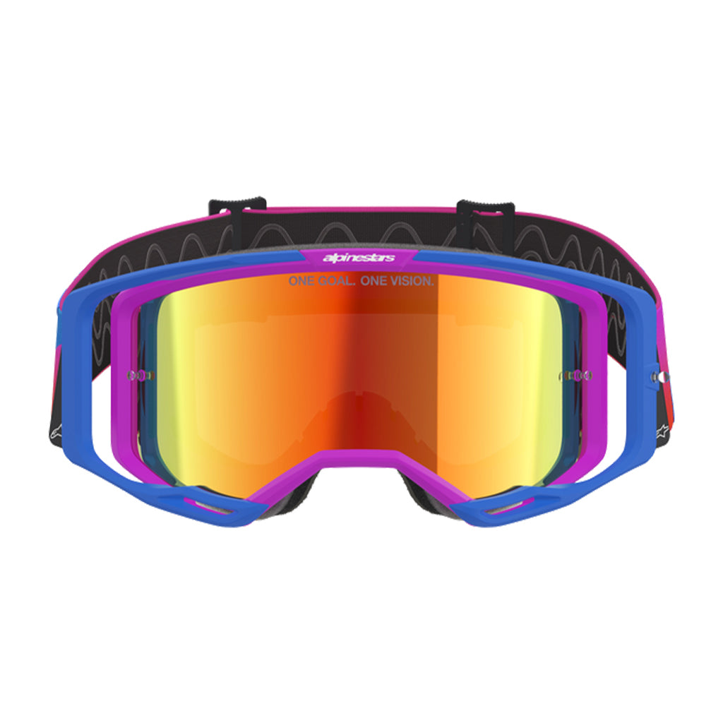 Alpinestars - Vision 8 Black/Purple/Orange Corp Goggle