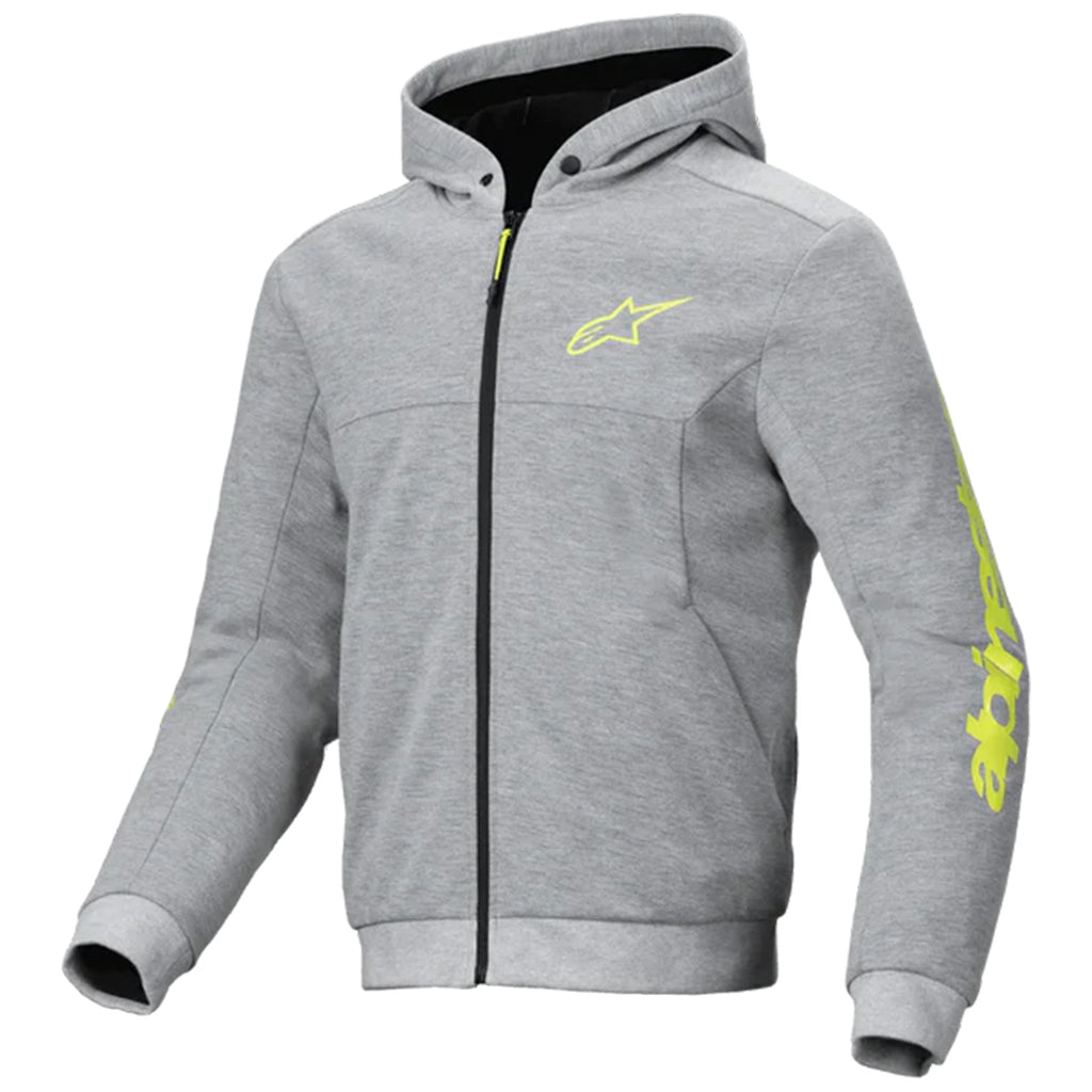 Alpinestars - Chrome V2 Grey/Yellow Sport Hoodie